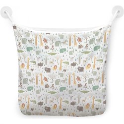 Настенная сетка-органайзер для ванной для игрушек JoyArty Животные Африки - фото 16601349