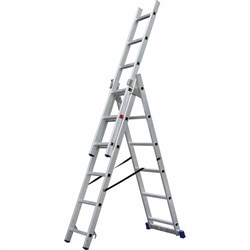 Трехсекционная алюминиевая лестница SMARTY SN011-306 - фото 16601924