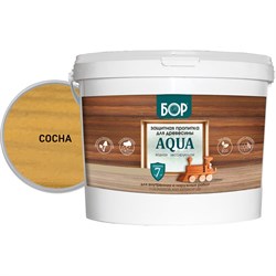 Защитная пропитка для древесины БОР AQUA - фото 16602083