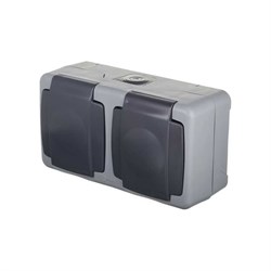 Двойная розетка MAKEL 36064201 - фото 16603569