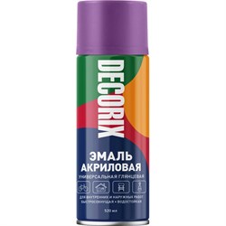 Универсальная аэрозольная акриловая эмаль Decorix 0101-12 DX - фото 16604842