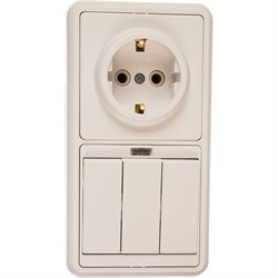 Комбинированный блок Кунцево-Электро БЭЛЛА БКВР-054 - фото 16604899