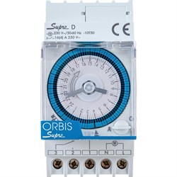 Модульное суточное реле времени ORBIS SUPRA D - фото 16605045