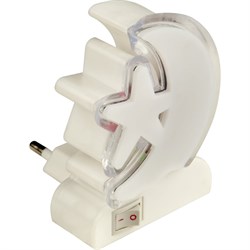 Светильник-ночник Uniel DTL-301 Месяц со звездочкой - фото 16607405