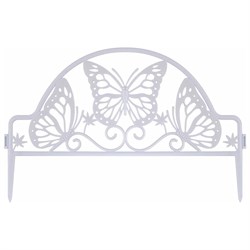 Декоративный забор для клумб Мультидом Бабочки - фото 16607942