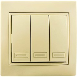 Трехклавишный выключатель Jilion 9533153 - фото 16608228