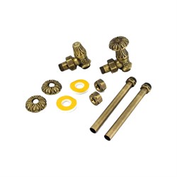 Угловой комплект подключения для радиатора Carlo Poletti Artistic - фото 16608346