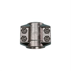 Усиленный четырехболтовый хомут TITAN LOCK нержавеющая сталь - фото 16608401