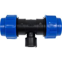 Компрессионный тройник для ПЭ труб Lammin Lm34012321532 - фото 16609713