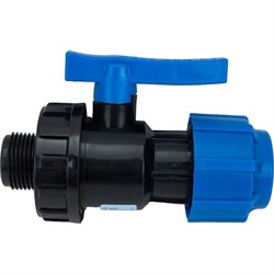 Разъемный компрессионный кран ПОЛИТЭК ТПК-АКВА - фото 16610896