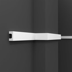 Декоративные бруски/рейки ПраймДекор IX профиль B40, из HiXPS серия iX, 2 м - фото 16611370