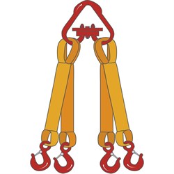 Четырехветвевой текстильный строп ТамбовТехСнаб 4СТ - фото 16612932