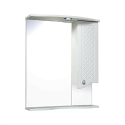 Правый зеркальный шкаф Runo Милано 65 - фото 16614390