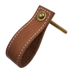 Кожаная ручка для мебели BlumenHaus 66312 - фото 16614485