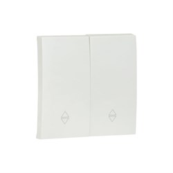 Лицевая панель 2-клавишного проходного выключателя EKF PROxima Валенсия - фото 16614790