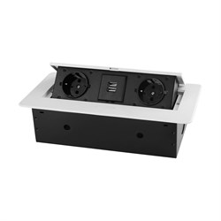 Горизонтальная выдвижная розетка ROCKETSOCKET SHS018-W - фото 16617516