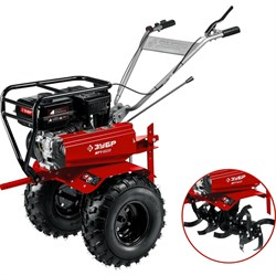 Усиленный бензиновый мотоблок ЗУБР МТУ-350 - фото 16617521