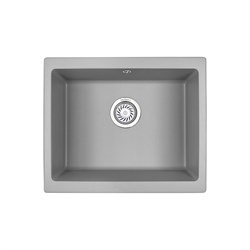 Кухонная мойка GRANULA GR-5551 алюминиум - фото 16618002