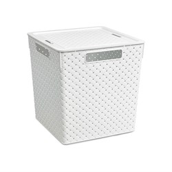 Квадратная коробка для хранения Violet Береста - фото 16618161