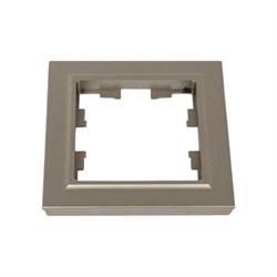 Одноместная рамка IEK Brite ру-1-брш - фото 16618520