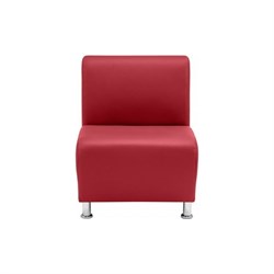 Одноместная секция дивана Мягкий Офис красная - фото 16622362