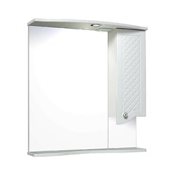 Правый зеркальный шкаф Runo Милано 75 - фото 16625087