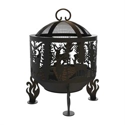 Костровая чаша FIRE-HOUSE Ch4-800олени - фото 16625361