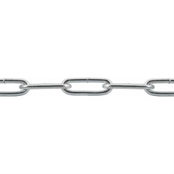 Сварная длиннозвенная оцинкованная цепь Rizzel DIN 763 LLC 10 - фото 16626098