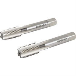 Комплект ручных метчиков Debever Machining Solutions MF12х1, HSS, DIN 2181, ISO2/6H (2 шт.) - фото 16626790