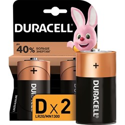 Батарейка Duracell LR20-2BL - фото 16628828