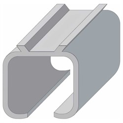 Верхняя направляющая для раздвижных дверей PALLADIUM N2 - фото 16632691