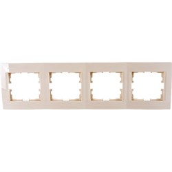 Четырехместная горизонтальная рамка Lezard KARINA - фото 16633718