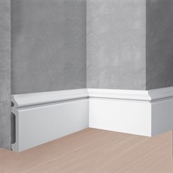 Ударопрочный влагостойкий напольный плинтус Stenopol C704 - фото 16633801