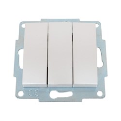 Тройной выключатель Lezard KARINA - фото 16633983