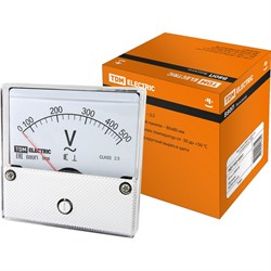 Поверенный вольтметр TDM В80П 500В-2.5 - фото 16634809