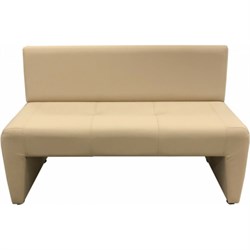 Двухместный диван Мягкий Офис бежевый - фото 16635578