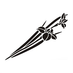 Виниловый трафарет STMDECOR Ирис - фото 16635621