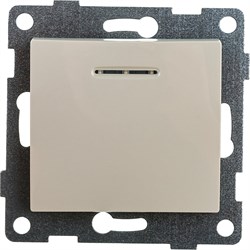 Одноклавишный механизм выключателя GUSI ELECTRIC Bravo - фото 16636279