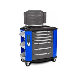 Инструментальная тележка Toollbox premium ТВР-7 RAL 5005 - фото 16637826