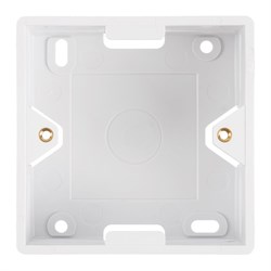 Настенная коробка под лицевые панели и розетки NIKOMAX NMC-BB80X80-WT - фото 16637989