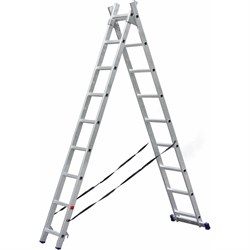 Двухсекционная алюминиевая лестница SMARTY SN011-209 - фото 16638663