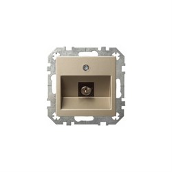 Телевизионная розетка LIREGUS Эпсилон ITVL-1-01 E/Ch - фото 16639515