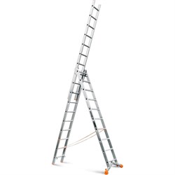 Трехсекционная лестница Эйфель ТЛ 3х10 Ювелир - фото 16641295