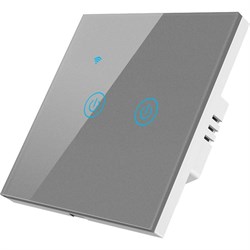 Сенсорный двухкнопочный умный выключатель Roximo SWSEN01-2S - фото 16641372