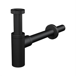 Круглый сифон для умывальника Alcadrain A400BLACK - фото 16642714