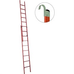 Стеклопластиковая приставная диэлектрическая раздвижная лестница Антиток ЛСПРД-5.0 Е К - фото 16645521