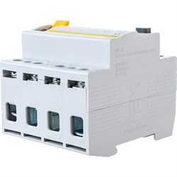 Узо IEK ВД1-63 4п, AC, 32А, 30мА - фото 16646676