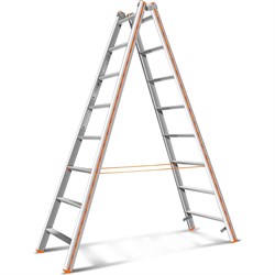 Стремянка Эйфель Комфорт-Профи 208 - фото 16646935