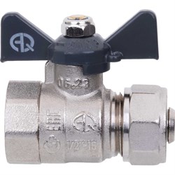 Шаровой кран для МП труб AQUALINK 874 - фото 16647701