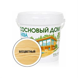 Акриловый декоративный антисептик для дерева ЗАО Декарт «Сосновый Дом» АКВА - фото 16648896